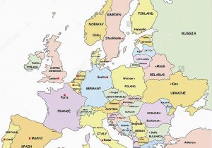 Map Of Europe with Country Names and Capitals 28 Thorough Europe Map W Countries