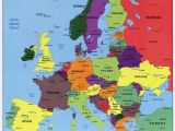 Map Of Europe with Country Names and Capitals Europe World Maps