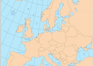 Map Of Europe with Latitude and Longitude 28 Thorough Europe Map W Countries