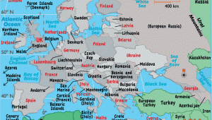 Map Of Europe with Longitude and Latitude Europe Latitude Longitude and Relative Location