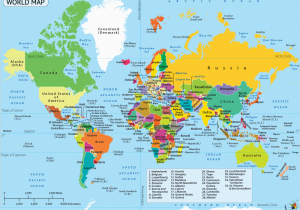 Map Of Europe with Longitude and Latitude World Map A Map Of the World with Country Names Labeled