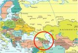 Map Of Europe with Mountains Caucasus Mountains Map Location Caucasus Mountains On