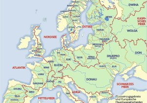 Map Of Europe with Rivers and Mountains Rivers Maps and atlases