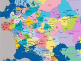 Map Of Europe with Russia European Governates Of the Russian Empire In 1917 In