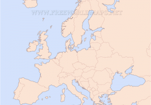 Map Of Europe without Labels 36 Intelligible Blank Map Of Europe and Mediterranean