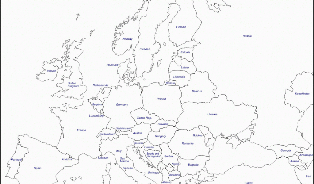 Map Of Europe without Names Europe Free Map Free Blank Map Free Outline