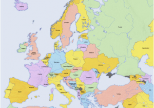 Map Of Europe without Names List Of sovereign States and Dependent Territories In Europe