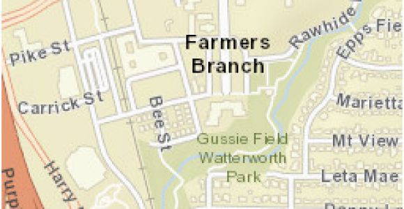 Map Of Farmers Branch Texas Usps Coma Location Details