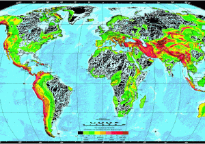 Map Of Fault Lines In Texas Global Seismic Hazard Map Active Fault Lines are More Useful Than