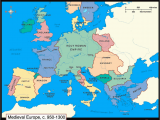 Map Of Feudal Europe Middle East World Maps