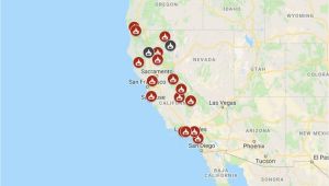 Map Of Fires In California today Map See where Wildfires are Burning In California Nbc southern