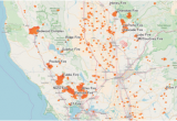 Map Of Fires In southern California 2017 California Wildfires Wikipedia