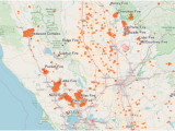 Map Of Fires In southern California 2017 California Wildfires Wikipedia