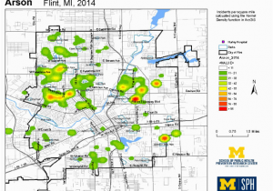 Map Of Flint Michigan Arson Michigan Youth Violence Prevention Center