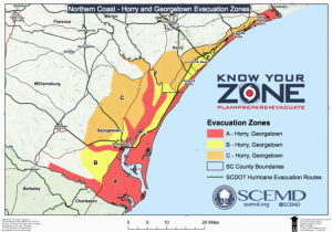 Map Of Florence Colorado Reports Evacuations Underway From south Carolina to Virginia as