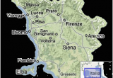 Map Of Florence Italy and Surrounding area Tuscany Map Map Of Tuscany Italy