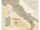 Map Of Florence Italy with attractions Affordable Maps Of Italy Posters for Sale at Allposters Com