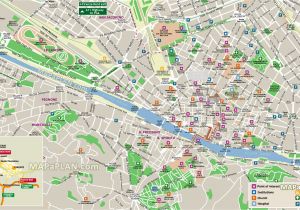 Map Of Florence Italy with attractions Category Maps Grand Voyage Italy