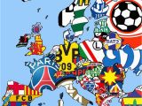 Map Of Football Clubs In England Football Supporter Map Of London Land Of Maps