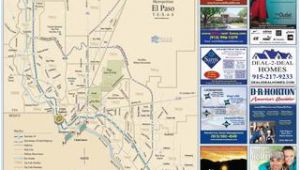 Map Of fort Bliss Texas 2016 El Paso fort Bliss Map by Mesa Publishing Corp Blue Sky