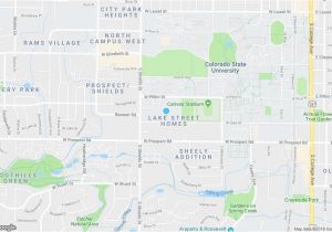Map Of fort Collins Colorado fort Collins Co Map New Rams Crossing Campus fort Collins Co Maps