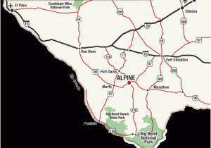 Map Of fort Davis Texas Map Of Alpine Texas Business Ideas 2013