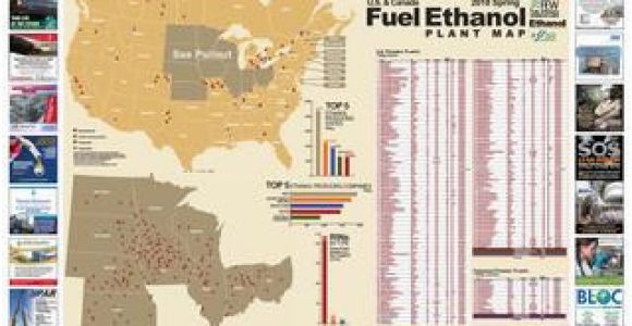 Map Of Fostoria Ohio Spring 2018 U S and Canada Fuel Ethanol Plant Map by Bbi