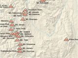 Map Of Fourteeners In Colorado 14ers Map Elegant Map California 14ers Etiforum Maps Directions