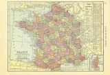 Map Of France 1914 1914 Security Handy atlas Vintage Map Pages France On One Side and