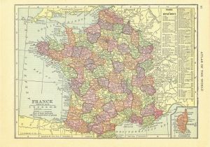 Map Of France 1914 1914 Security Handy atlas Vintage Map Pages France On One Side and