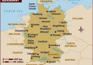 Map Of France and Belgium with Cities Map Of Germany