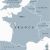 Map Of France and Neighbouring Countries Fotografie Obraz France Political Map with Capital Paris Corsica