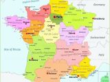 Map Of France and Regions Printable Map Of France Tatsachen Info