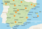Map Of France and Spain with Cities Map Of Spain Spain Regions Rough Guides