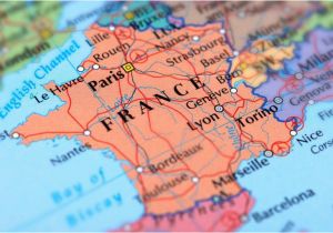 Map Of France and Surrounding Countries Geography and Information About France