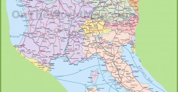 Map Of France and Switzerland with Cities Map Of Switzerland Italy Germany and France