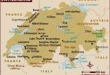 Map Of France and Switzerland with Cities Map Of Switzerland