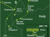 Map Of France Chamonix tour Du Mont Blanc Classic Switzerland Mont Blanc Mont