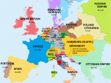 Map Of France During the French Revolution Map Showing Population Of European Countries 1789 On the Eve