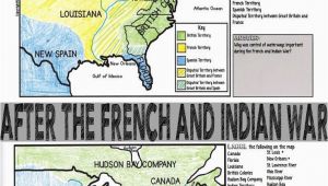 Map Of France Labeled French and Indian War Map Activity American Revolution