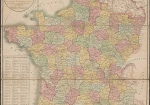 Map Of France Roads 1814 the Post Roads Of France and Its Additional Territory