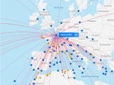 Map Of France Showing Airports All Flights Worldwide On A Flight Map Flightconnections Com