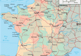 Map Of France Showing Avignon Map Of France Departments Regions Cities France Map