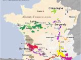 Map Of France Showing Bordeaux Map Of French Vineyards Wine Growing areas Of France