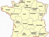 Map Of France Showing Bordeaux Regional Map Of France Europe Travel