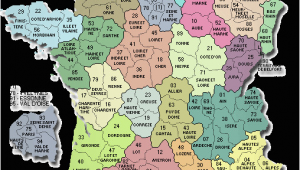 Map Of France Showing Departments Map Of France Departments France Map with Departments and