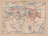 Map Of France Showing Lourdes 1921 Lourdes France Antique Map