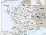 Map Of France Showing Lyon Map Of France Departments Regions Cities France Map