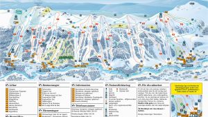 Map Of France Ski Resorts Trail Map Tanndalen