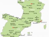 Map Of France Spain Italy Map Of France and Spain Map Of Spain and France with Cities May